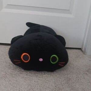 Amazon Black Stuffed Animal with Colorful Eyes